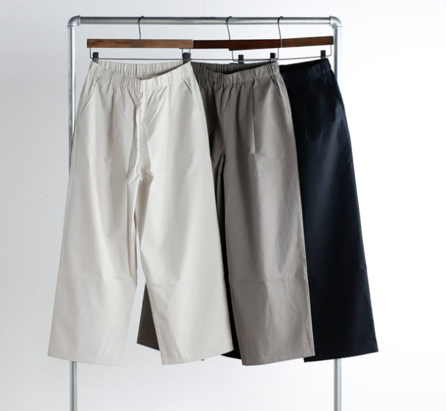 evam eva エヴァムエヴァ E253T066 コットンワイドパンツ cotton wide pants
