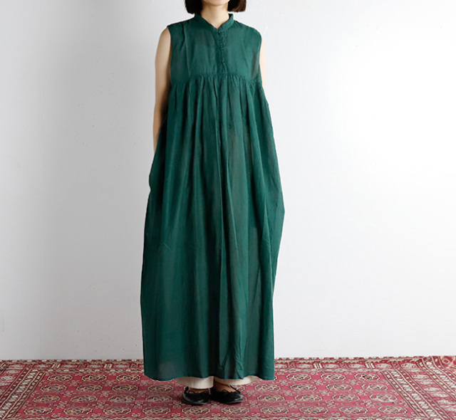 SOIL ソイル SUPER FINE VOILE WITH SELVAGE BANDED COLLAR NO/SL