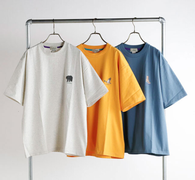 L.L.BEAN JAPAN EDITION エルエルビーン ジャパンエディション 6275-4041/4141 モリル ショートスリーブ チェスト グラフィック Tシャツ Morrill Short-Sleeve Chest Graphic Tee