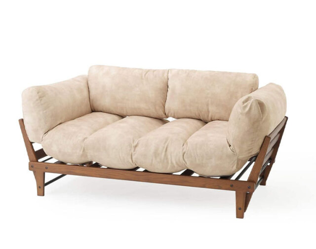 journal standard Furniture ジャーナルスタンダードファニチャー 家具 ALVESTA SOFA 2ND VELVET BE　アルベスタソファ ベージュ  9月中旬入荷予約