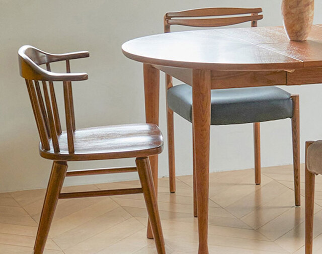 AROS ROUND TABLE brown アロスラウンドテーブル　ブラウン AROS ROUND TABLE / NATURAL | ACME Furniture