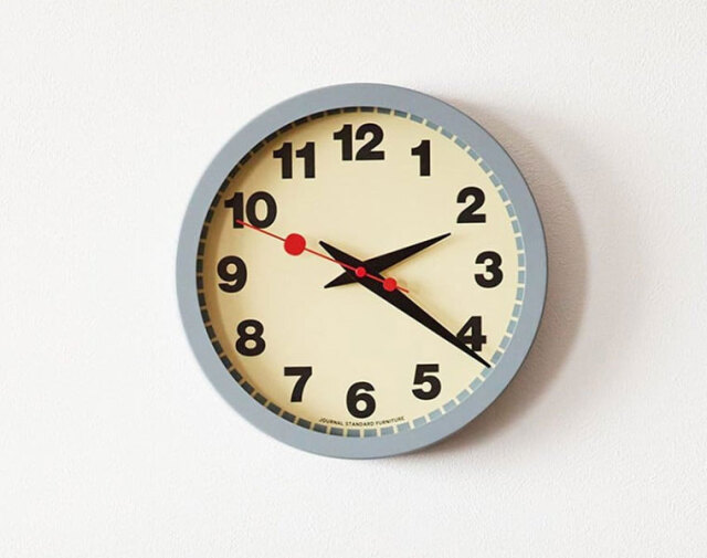 ★最終★【新品】JOURNAL STANDARD FURNITURE／壁掛け時計 Amazon.co.jp: JOURNAL STANDARD FURNITURE 掛け時計 GENT WALL