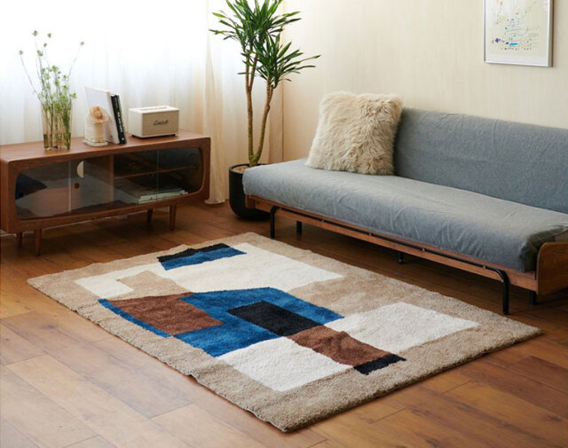 journal standard Furniture ジャーナルスタンダードファニチャー 家具 GEOMETRIC RUG 200×250　ジオメトリックラグ　【3月下旬入荷予約】