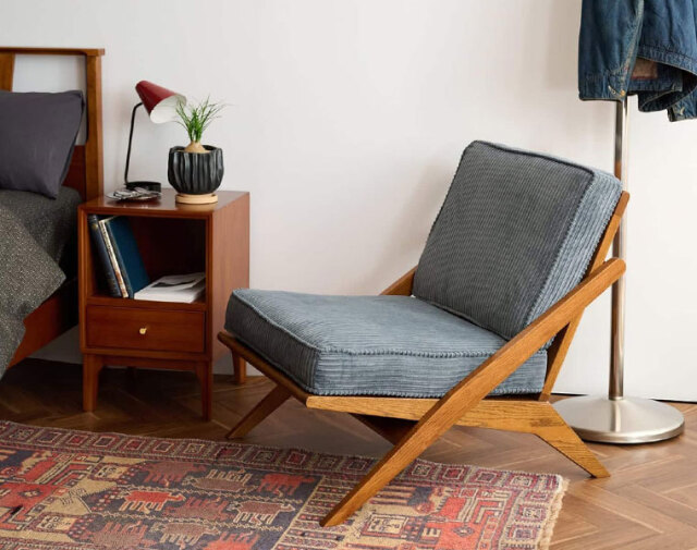 journal standard Furniture ジャーナルスタンダードファニチャー GHENT LOUNGE CHAIR corduroy ヘント ラウンジチェア コーデュロイ 10月上旬入荷予約