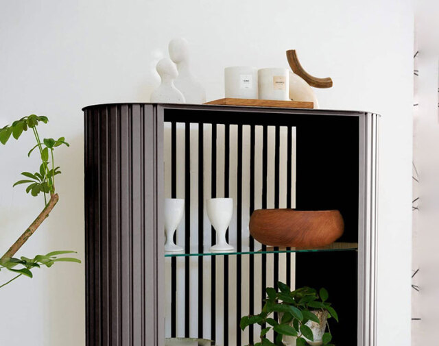 ジャーナルスタンダードファニチャー　ホルテシェルフ　S チャコール 大型商品》HOLTE X SHELF S charcoal ホルテ シェルフ（収納家具