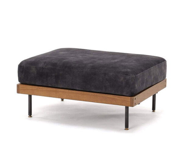 journal standard Furniture ジャーナルスタンダードファニチャー LILLE OTTOMAN 2ND VELVET BK　リルオットマン ベルベット 10月上旬入荷予約