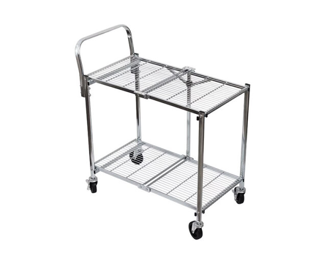 DETAIL 3770T2 メタル フォールディング カート "2 ティア" 機能性とタフさを両立したワゴンカート Metal Folding Cart "2 Tier"