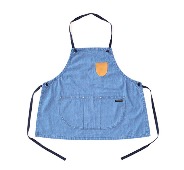 NAPRON ナプロン レザーポケット付きエプロン LUMBER BIB APRON NP-AP01-21A