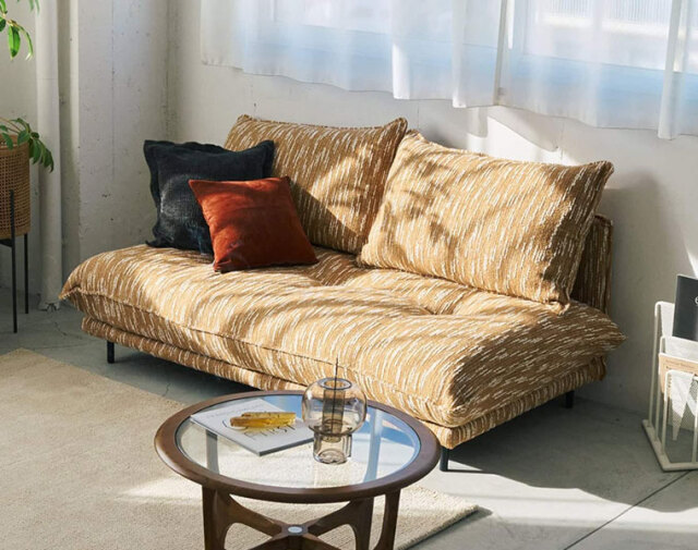 journal standard Furniture ジャーナルスタンダードファニチャー PORTO SOFA Low W1700 (26OR)　ポルトソファ　オレンジ