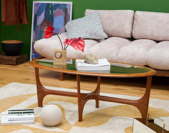 ACME FURNITURE アクメファニチャー SILHOUETTE COFFEE TABLE OVAL　シルエット コーヒーテーブル　