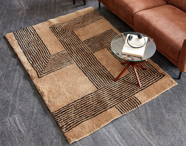 journal standard Furniture ジャーナルスタンダードファニチャー 家具 STOKES RUG 200x200　ストークス ラグ