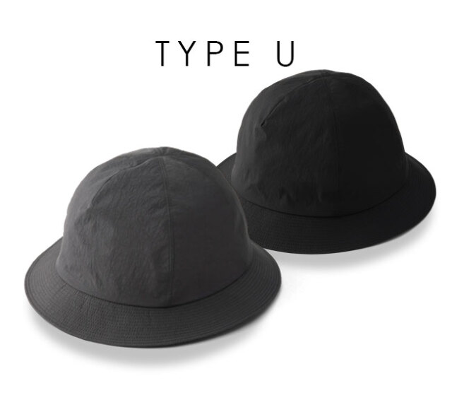 O/EIGHTH オーエイス Nylon wash Hat TYPE U 帽子 ハット UH3STD