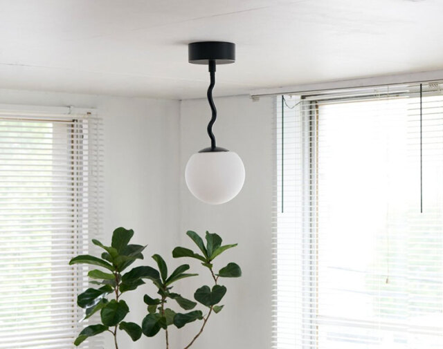journal standard Furniture ジャーナルスタンダードファニチャー 家具 WAVY CEILING LAMP　ウェービー シーリング ランプ 電球付属　9月上旬入荷予約
