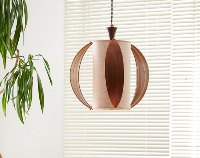 ACME FURNITURE アクメファニチャー　WOODEN LEAF PENDANT LAMP　ウッデン リーフ ペンダント ランプ　