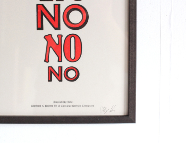 A TWO PIPE PROBLEM LETTERPRESS NO Mサイズ