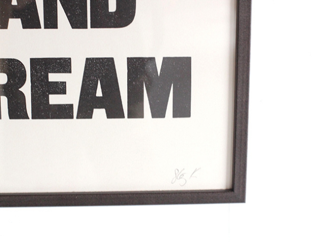 A TWO PIPE PROBLEM LETTERPRESS / ONE AND ONLY POSTER BLUE M