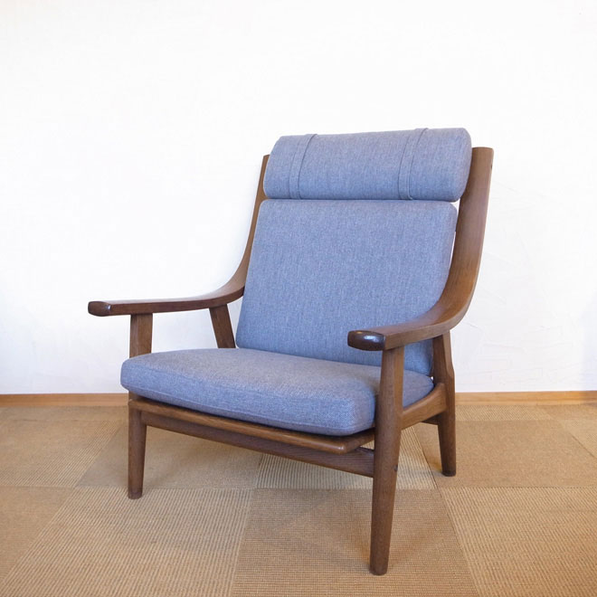 Hans J.Wegner / ハンス・J・ウェグナー GETAMA GE530 　ハイバックイージーチェア【オーク】 北欧ビンテージ家具