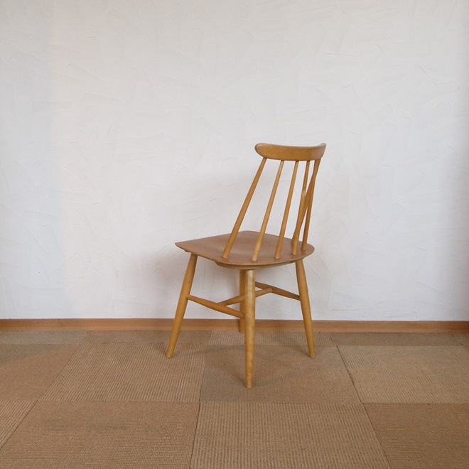 Ilmari Tapiovaara / イルマリ・タピオヴァーラ Edsby Verken Fanett ファネットチェア【バーチ×チーク】