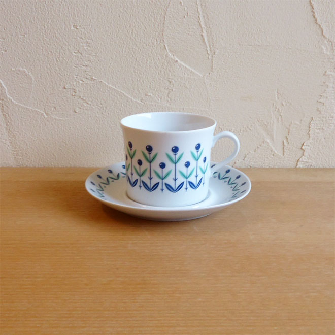 ウプサラ・エクビィのカールスクロナ/ティーカップ＆ソーサー