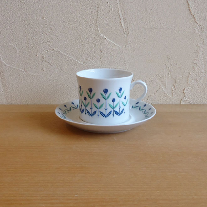 ウプサラ・エクビィのカールスクロナ/ティーカップ＆ソーサー