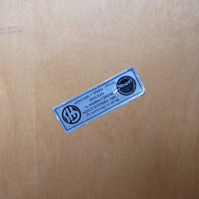 Hans J.Wegner / ハンス・J・ウェグナー カール・ハンセン CH39 アームチェア【チーク】