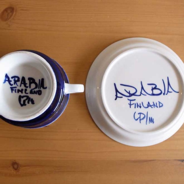 ウラ・プロコッペのヴァレンシア/ティーカップ&ソーサー