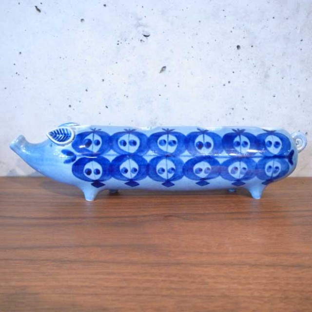 リサ・ラーソンのブタのキャンドルホルダー