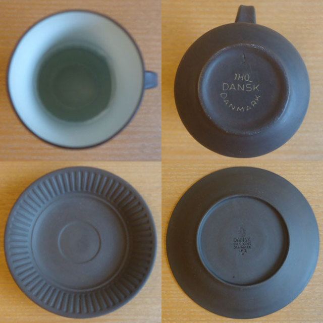 イェンス・クイストゴーのフレームストーン/カップ＆ソーサー