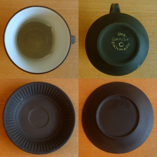 イェンス・クイストゴーのフレームストーン/カップ＆ソーサー