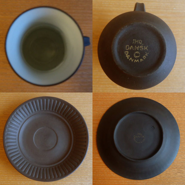 イェンス・クイストゴーのフレームストーン/カップ＆ソーサー