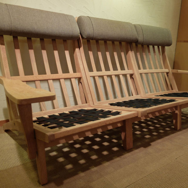 Hans J.Wegner / ハンス・J・ウェグナー GETAMA GE375 ソファ【オーク】　北欧ヴィンテージ家具