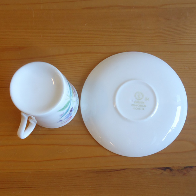 Stig Lindberg / スティッグ・リンドベリ グスタフスベリ Florette デミタスカップ＆ソーサー