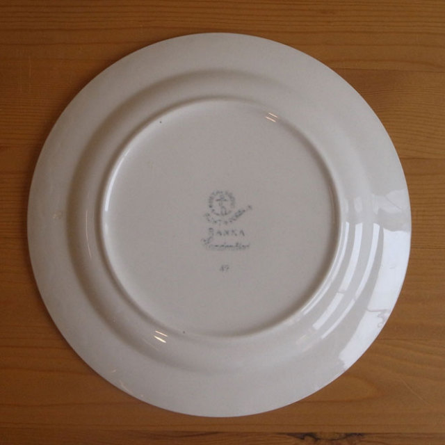 Stig Lindberg / スティッグ・リンドベリ グスタフスベリ Ranka プレート【17.14cm】