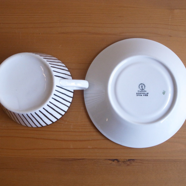 Stig Lindberg / スティッグ・リンドベリ グスタフスベリ Spisa Ribb / スピサリブ ランチプレート