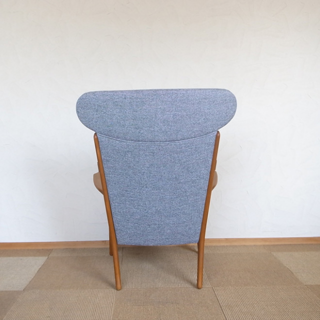 Hans J.Wegner / ハンス・J・ウェグナー APストーレン AP16 ハイバック　イージーチェア【ビーチ】　北欧ヴィンテージ家具