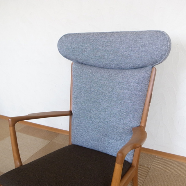 Hans J.Wegner / ハンス・J・ウェグナー APストーレン AP16 ハイバック　イージーチェア【ビーチ】　北欧ヴィンテージ家具