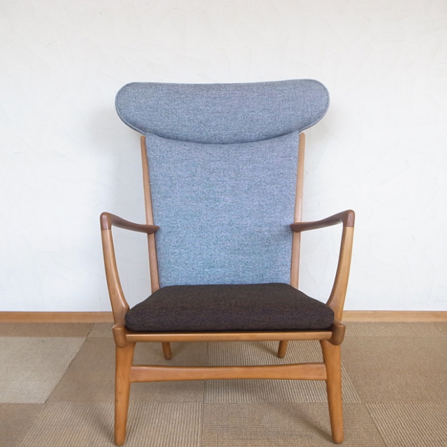 Hans J.Wegner / ハンス・J・ウェグナー APストーレン AP16 ハイバック　イージーチェア【ビーチ】　北欧ヴィンテージ家具