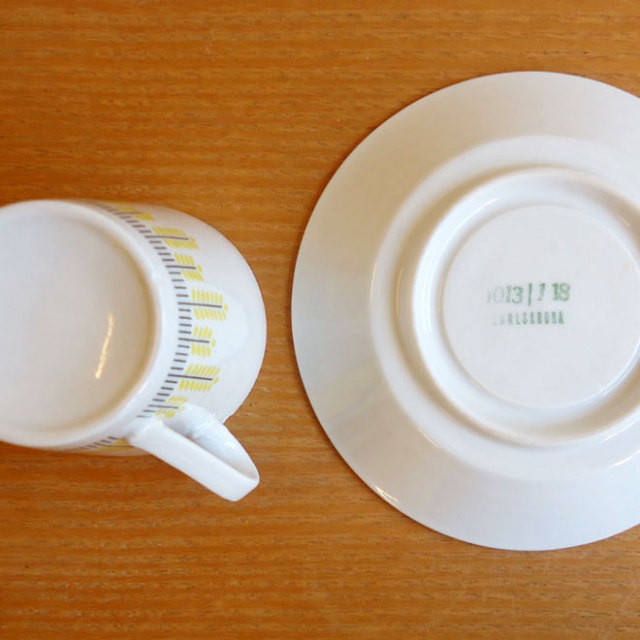 カールスクロナのコーヒーカップ＆ソーサー
