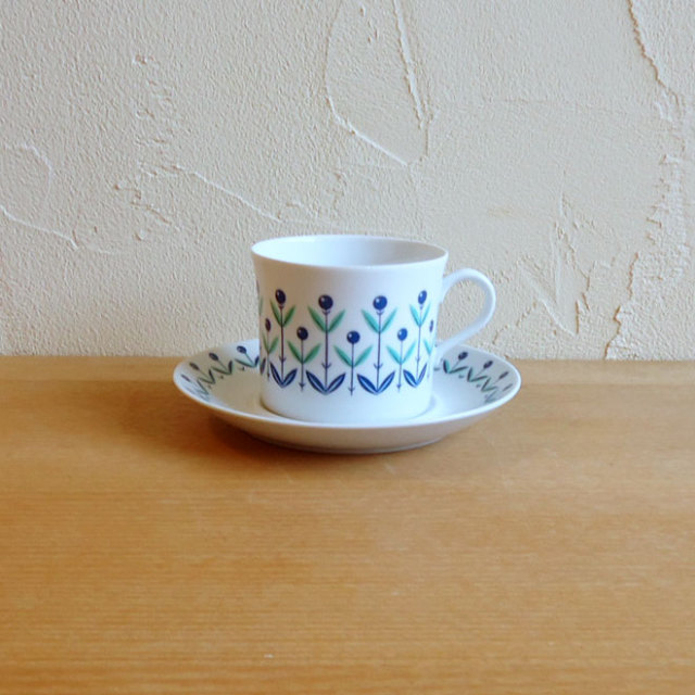 ウプサラ・エクビィのカールスクロナ/ティーカップ＆ソーサー