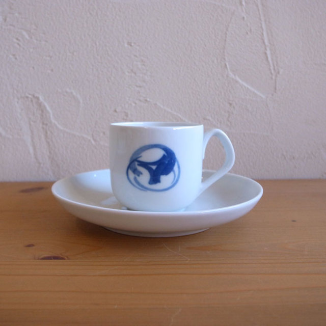 Henning Koppel / ヘニング・コッペル B&G Blue Koppel / ブルーコッペル デミタス　カップ＆ソーサー 北欧ビンテージ雑貨