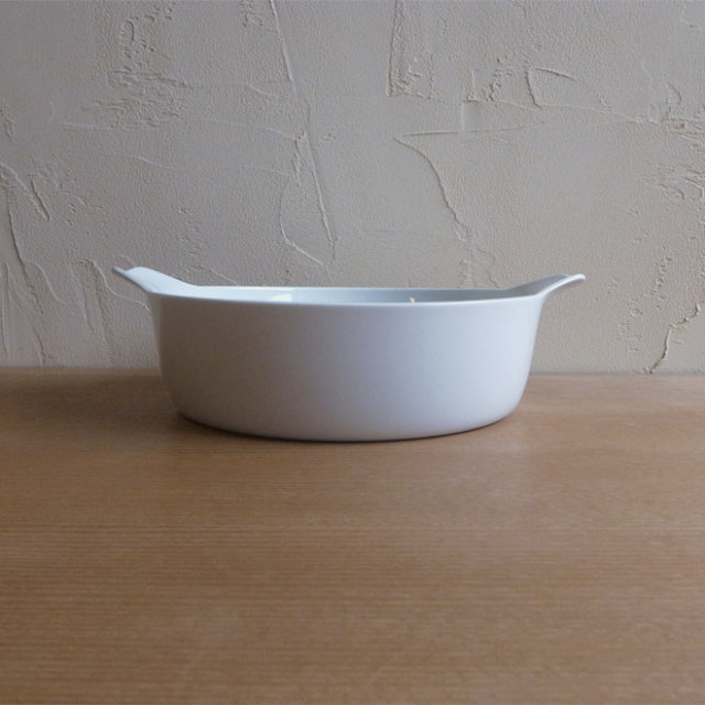 Henning Koppel / ヘニング・コッペル B&G White Koppel / ホワイトコッペル 　ラージボウル【33×28.5ｃｍ】