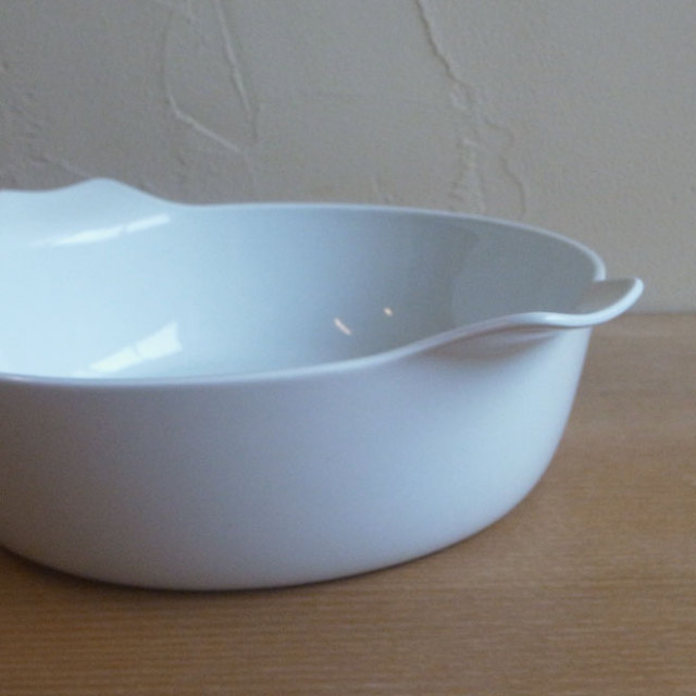 Henning Koppel / ヘニング・コッペル B&G White Koppel / ホワイトコッペル 　ラージボウル【33×28.10ｃｍ】