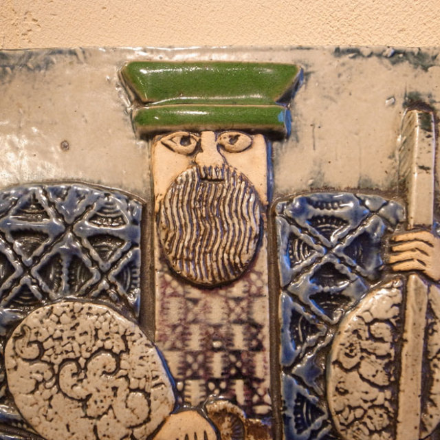 Lisa Larson / リサ・ラーソン グスタフスベリ  ウォールプレート「Vasco da Gama」