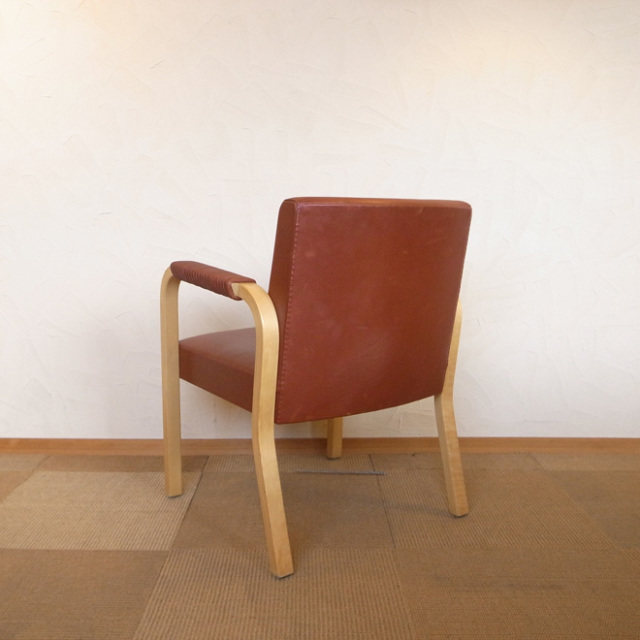 Alvar Aalto / アルヴァ・アアルト アルテック 46 アームチェア【バーチ・本革】