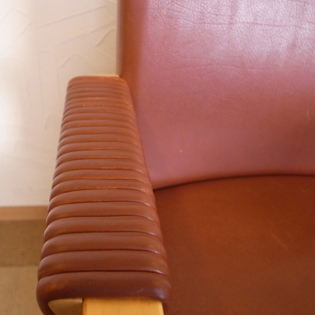 Alvar Aalto / アルヴァ・アアルト アルテック 46 アームチェア【バーチ・本革】