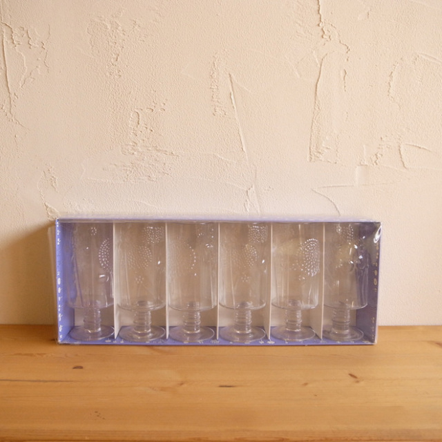 Oiva Toikka / オイバ・トイッカ ヌータヤルヴィ Flora / フローラ 脚付きタンブラー　６個セット