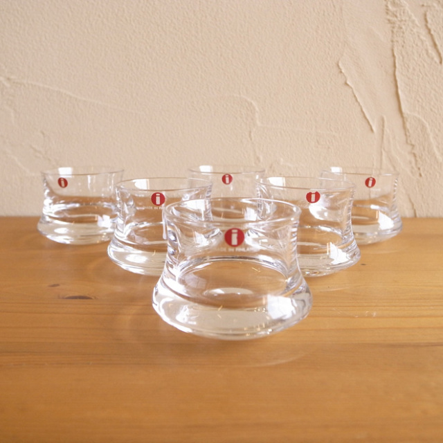 Tapio Wirkkala  / タピオ・ウィルッカラ イッタラ Romantica  ショットグラス　6個入り　箱付き