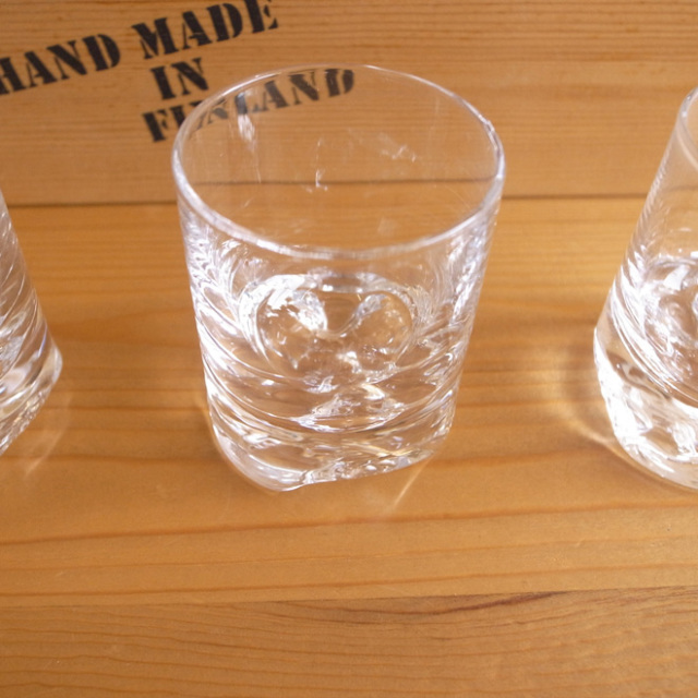 Tapio Wirkkala  / タピオ・ウィルッカラ イッタラ Gaissa ショットグラス　4個入り　木箱付き