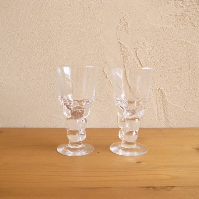 Oiva Toikka / オイバ・トイッカ ヌータヤルヴィ Mukura Schnapps グラス　2個セット