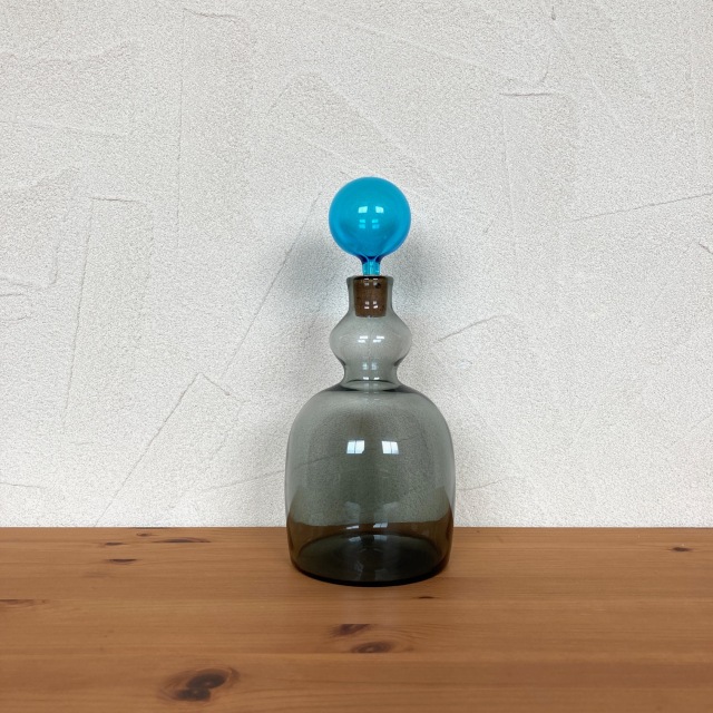 Kaj Franck / カイ・フランク ヌータヤルヴィ KF503 Decanter【グレー&スカイブルー】 北欧ヴィンテージ雑貨